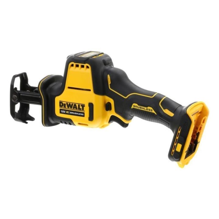 Akumuliatorinis pjūklas DeWALT DCS369N-XJ, juodas ir geltonas