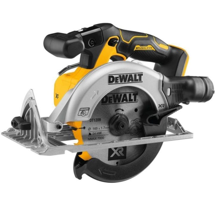 Akumuliatorinis diskinis pjūklas DeWALT DCS565N, 18 V, 165 mm