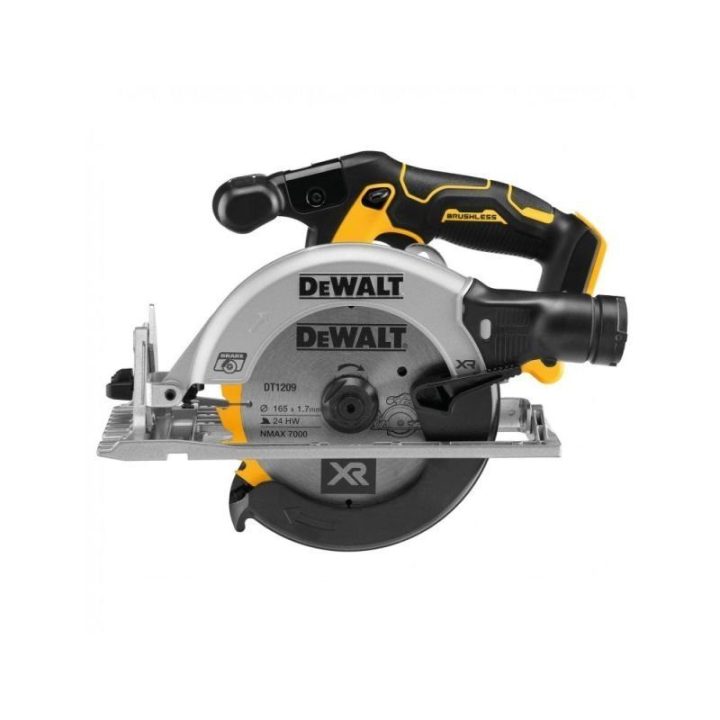 Akumuliatorinis diskinis pjūklas DeWALT DCS565N, 18 V, 165 mm