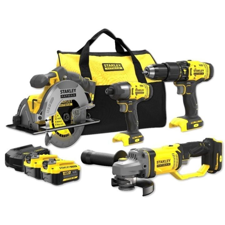 Įrankių rinkinys Stanley Fatmax SFMCK469M2, 18 V, juodos ir geltonos spalvos