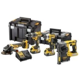 Akumuliatorinių įrankių rinkinys DeWALT DCK422P3T, 18 V, geltonas