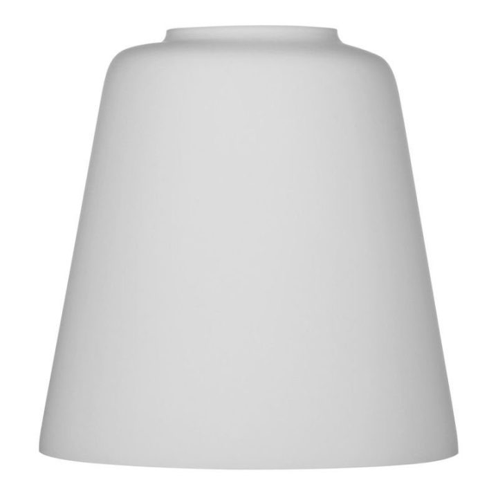 Stiklinis lempos gaubtas Activejet Alma, baltas