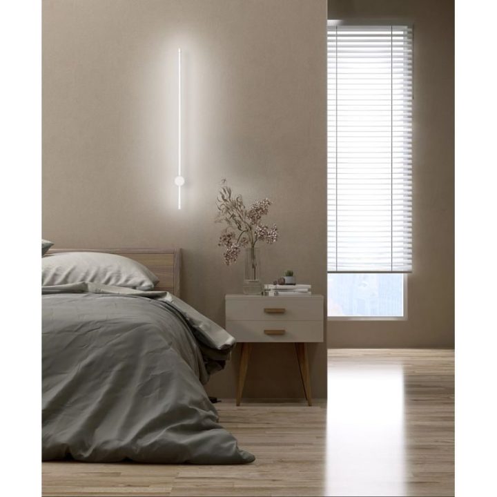 Sieninis LED šviestuvas Activejet AJE-HILTON, 90 cm, baltas