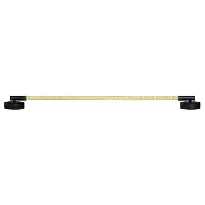 LED sieninis šviestuvas Activejet Livio, juodas