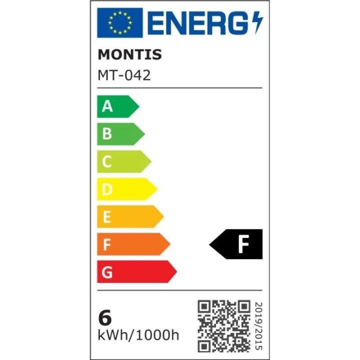 Stalinė LED lempa su USB Montis MT042-BK, 230 V, juoda