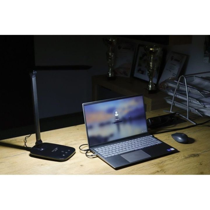 Stalinė LED lempa su USB Montis MT042-BK, 230 V, juoda