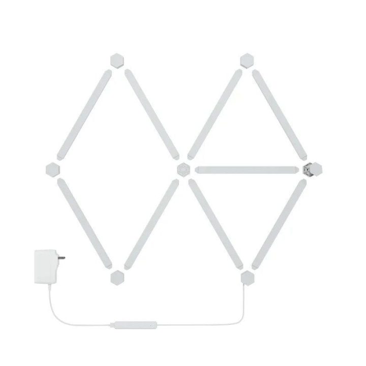 Dekoratyvinių LED šviestuvų rinkinys Nanoleaf Lines, 9 panelių