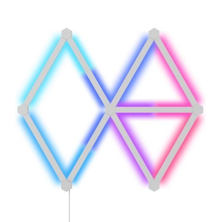 Dekoratyvinių LED šviestuvų rinkinys Nanoleaf Lines, 9 panelių