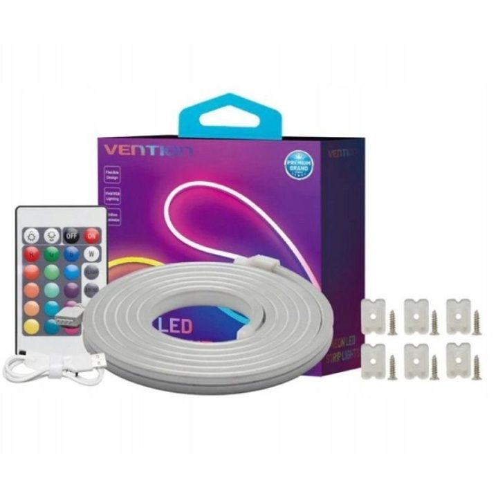 LED neon juosta su IR pulteliu Vention Silicone Neon, 2 m