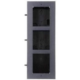 Potinkinė dėžutė Hikvision DS-KD-ACF3/Plastic, aliuminio spalvos