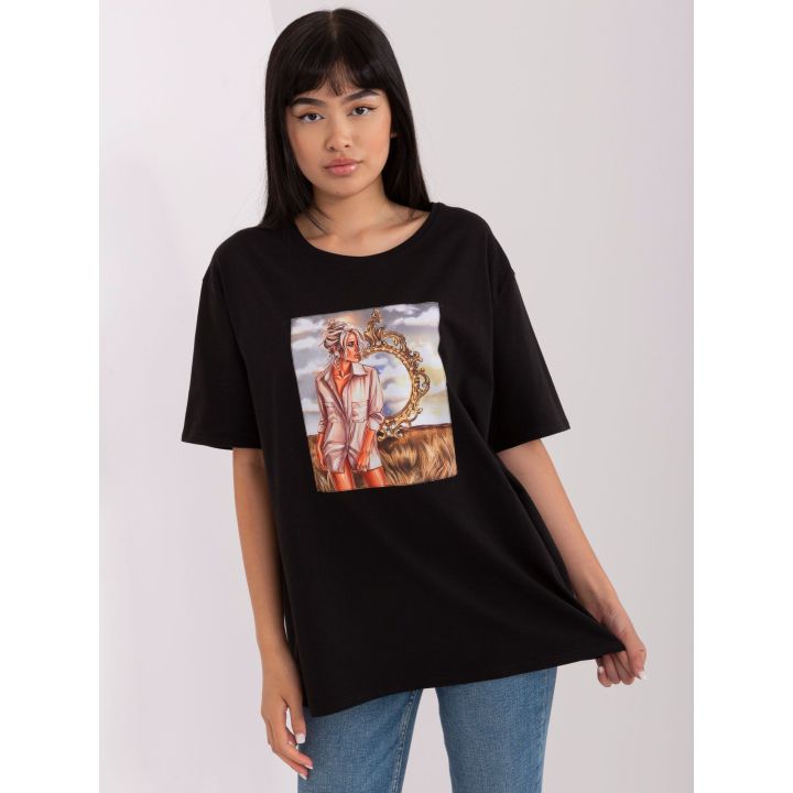 Marškinėliai juodi
