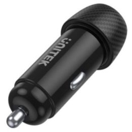 Automobilinis įkroviklis UNITEK P1400A, 38 W, juodas