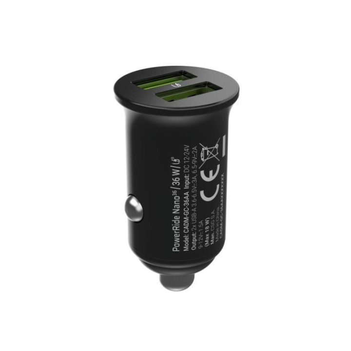 Automobilinis įkroviklis Green Cell GC PowerRide Nano36, 36 W
