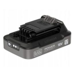 Akumuliatorius Black+Decker BDL2018S, 18 V, 2 Ah, juodas