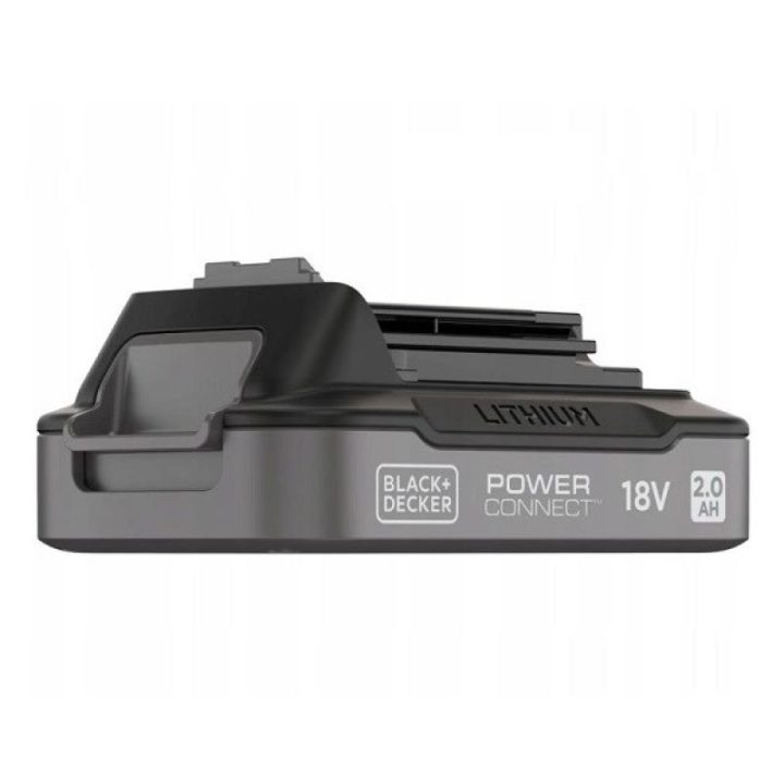 Akumuliatorius Black+Decker BDL2018S, 18 V, 2 Ah, juodas