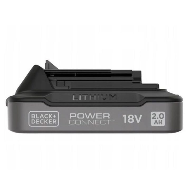 Akumuliatorius Black+Decker BDL2018S, 18 V, 2 Ah, juodas