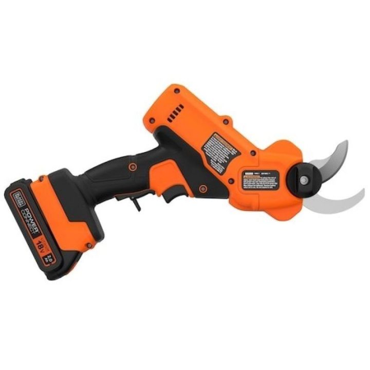 Šakų sekatorius 18 V Black+Decker BCPP18D1, oranžinis