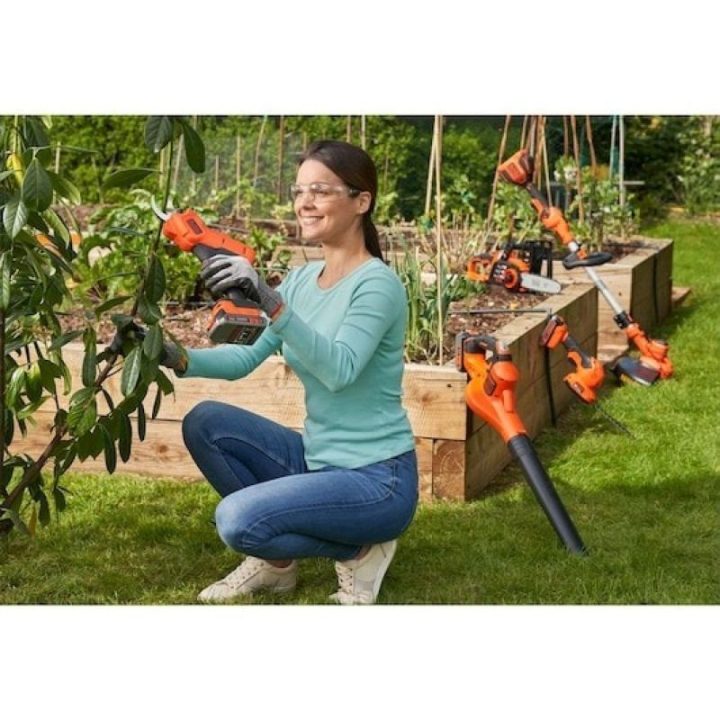 Šakų sekatorius 18 V Black+Decker BCPP18D1, oranžinis