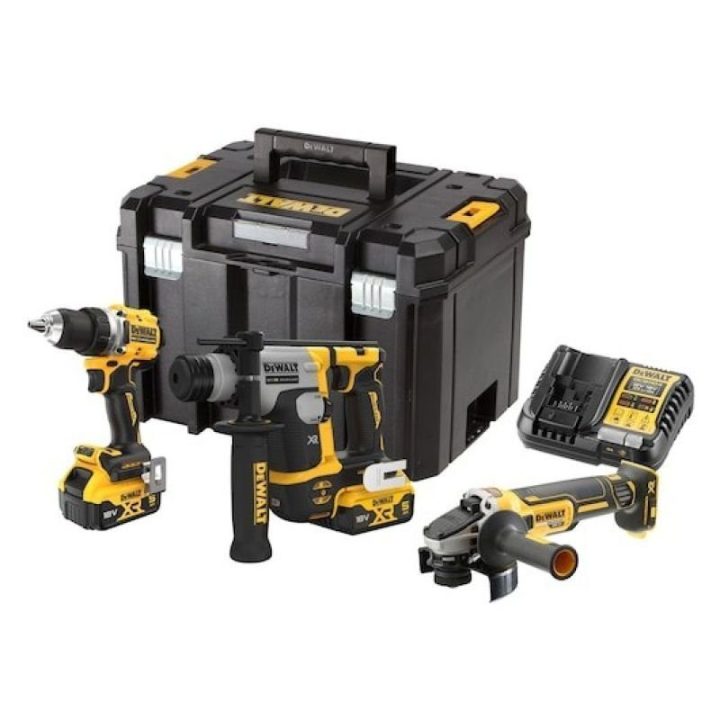 Įrankių rinkinys DeWALT DCD800, DCH172 ir DCG405, 18 V ličio jonų
