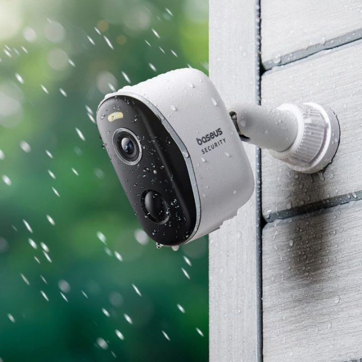 Lauko kamerų rinkinys Baseus Security N1 Plus Dual 2K, baltas