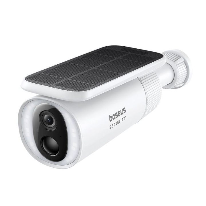 Lauko kamera su saulės baterija Baseus Security S1 2K, balta
