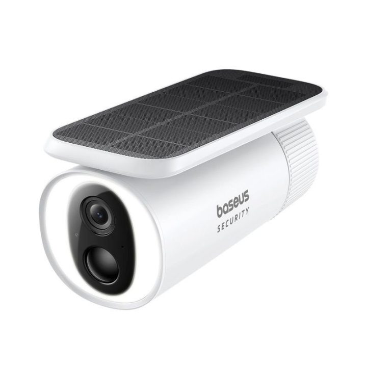 Lauko kamera su saulės baterija Baseus Security S1 2K, balta