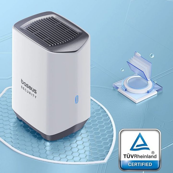 Lauko stebėjimo kamerų rinkinys Baseus Security N1 2K, 2 vnt., baltas