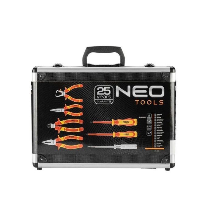Replių ir atsuktuvų rinkinys NEO Tools, 1000 V, 7 vnt