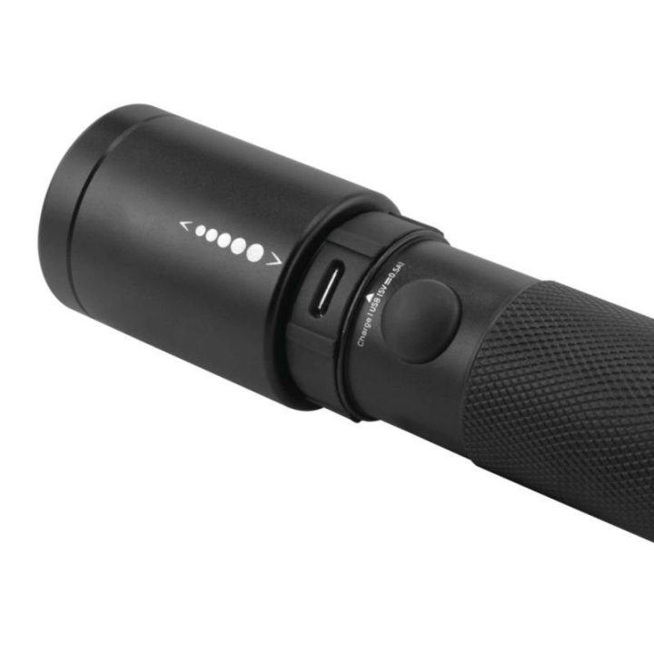 LED žibintuvėlis ANSMANN Future T400FR, 400 lm, juodas