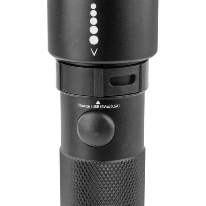 LED žibintuvėlis ANSMANN Future T400FR, 400 lm, juodas