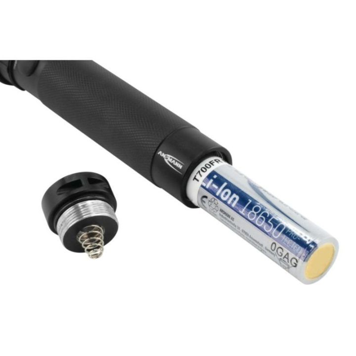 LED žibintuvėlis ANSMANN Future T400FR, 400 lm, juodas