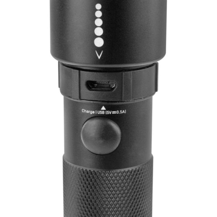 LED žibintuvėlis ANSMANN Future T400FR, 400 lm, juodas