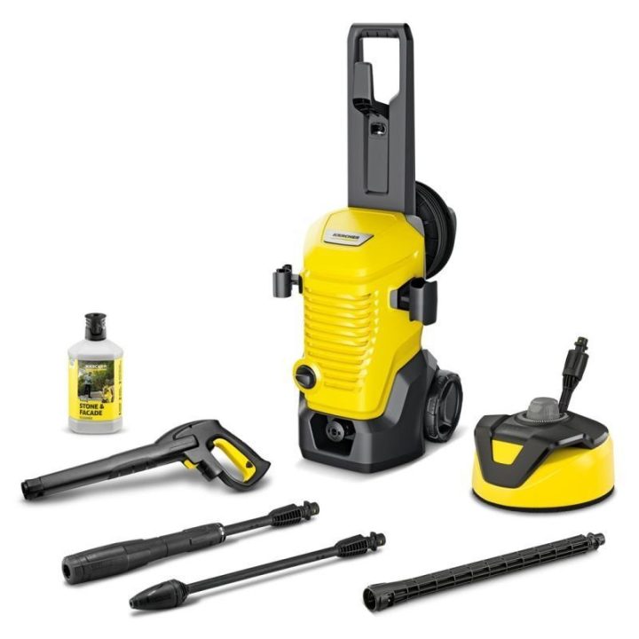 Aukšto slėgio plovykla Karcher K 4 WCM Premium Home, juoda ir geltona