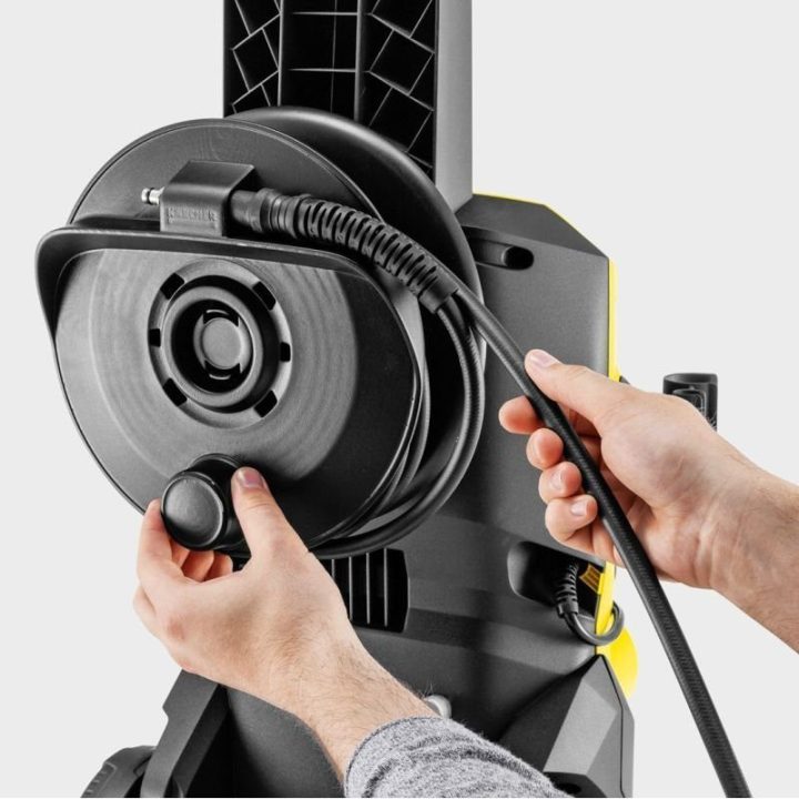 Aukšto slėgio plovykla Karcher K 4 WCM Premium Home, juoda ir geltona