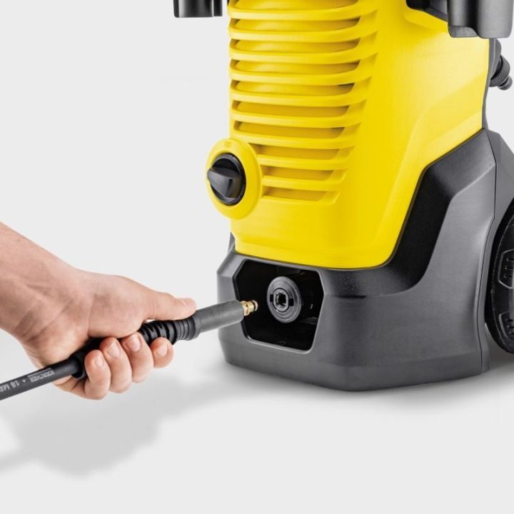 Aukšto slėgio plovykla Karcher K 4 WCM Premium Home, juoda ir geltona