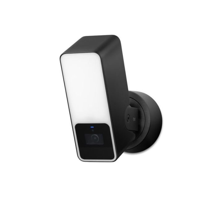 Lauko stebėjimo kamera Eve su HomeKit, juoda ir balta