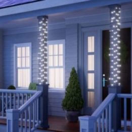 Lauko šventinių girliandų rinkinys Nanoleaf 1D, 250 LED, 20 m