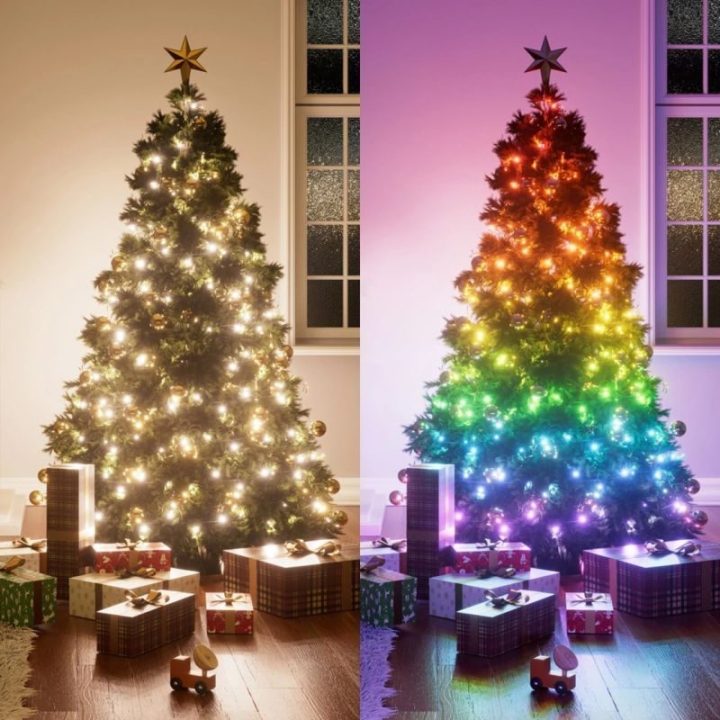 Lauko šventinių girliandų rinkinys Nanoleaf 1D, 250 LED, 20 m