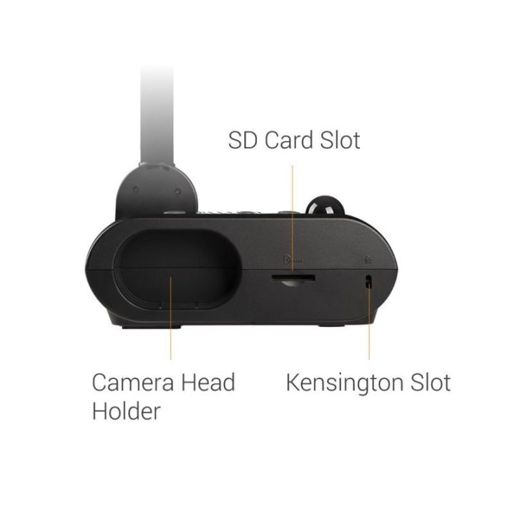 Dokumentų kamera AVer F50+, 4K Ultra HD, juoda