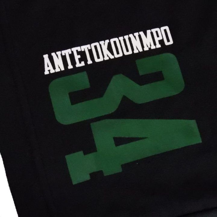 Vyriški krepšinio šortai su Giannis Antetokounmpo, juodi