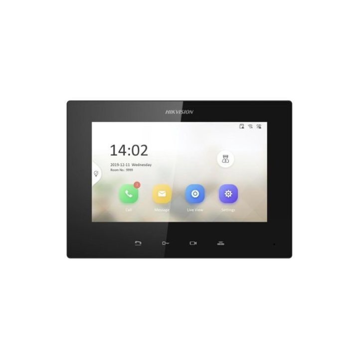 Vaizdo telefonspynės monitorius Hikvision DS-KH6220-LE1, juodas