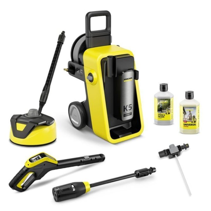 Aukšto slėgio plovykla Kärcher K 5 Comfort Premium Connect Home, geltona