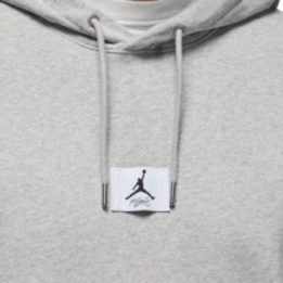Uniseks medvilninis džemperis su gobtuvu Air Jordan Flight, pilkas