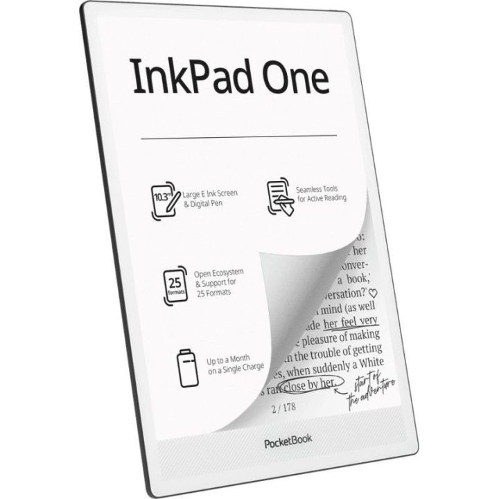 El. knygų skaityklė PocketBook InkPad One, 10,3 colio, juoda