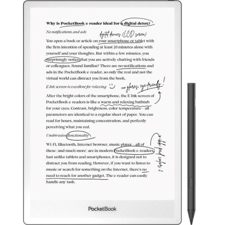 El. knygų skaityklė PocketBook InkPad One, 10,3 colio, juoda