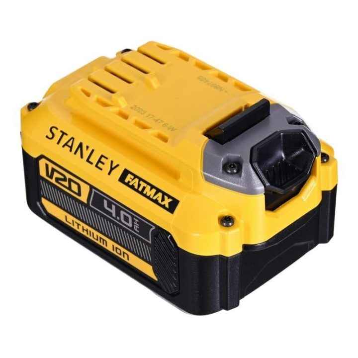 Akumuliatorius Stanley FATMAX SFMCB204, 4 Ah, juodas ir geltonas