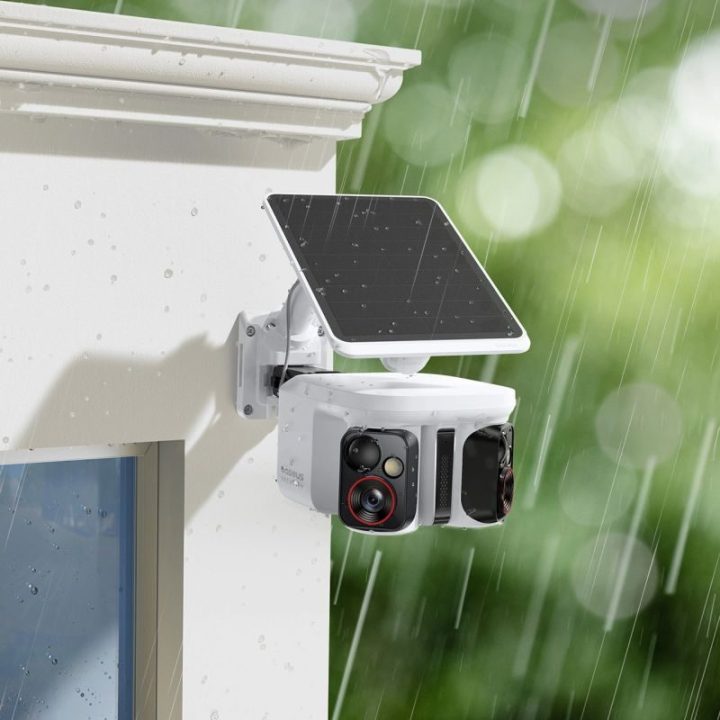 Lauko stebėjimo kamera 3K Baseus Security X1 Pro, balta