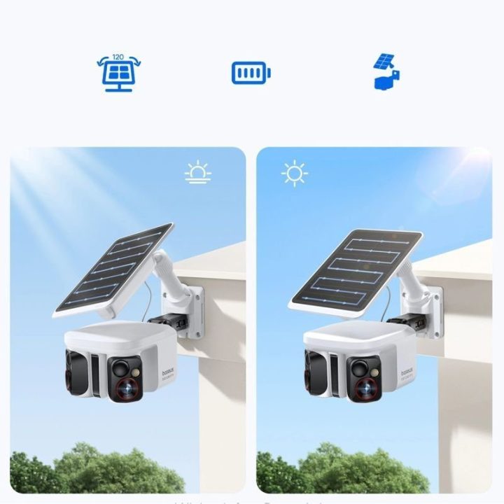 Lauko stebėjimo kamera 3K Baseus Security X1 Pro, balta