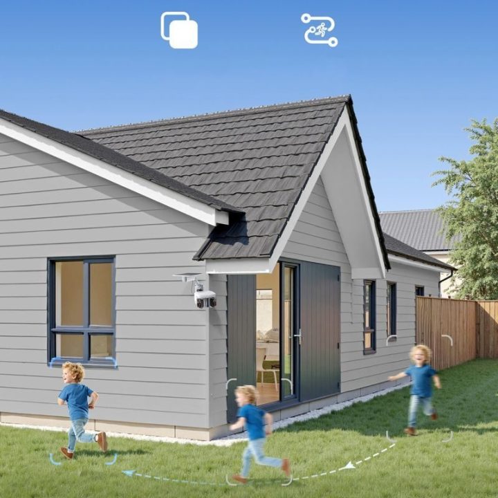 Lauko stebėjimo kamera 3K Baseus Security X1 Pro, balta