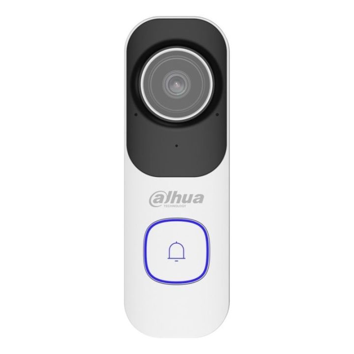 Vaizdo durų skambutis su Wi-Fi Dahua DB41AW, juodas ir baltas
